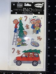 Christmas Family Sticker Sheets Scrapbook Planner Craft Stickers