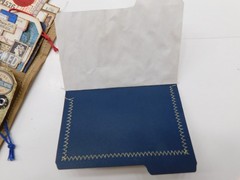 Junk Journal Add-Ons Handmade Tags Card Envelope File Clipboard Ephemera Set 8