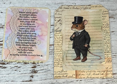 12Pc Easter Mice Ephemera Pack For Scrapbook Junk Journal Mixed Media Crafts
