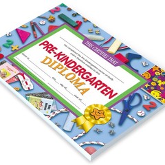 30 PCS Preschool Kindergarten Diplomas Blue Recognition Award 8.5×11 Inch