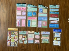 HUGE DIMENSIONAL Scrapbooking STICKER LOT – Holidays School Vacation Stickers