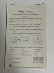 1 Mrs Grossmans Bon Appetit Cooking Food Stickers Kitchen Baking Chef Dessert