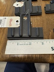 Lot of 6 Atwell Medium Clipboard Clips Black Metal New Craft Display