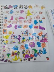 Vintage 1980’s -90’s Sticker Album Filled With Stickers