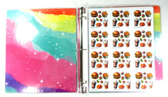 Food & Drink Sticker Binder Full Of Stickers