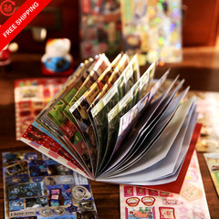 Japanese Kawaii Sticker Book 2 Pack, Die-Cut Cute Food & Manga Style A+b