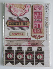 My Minds Eye “Blush Better” Layered Clipboard Stickers Lost Found 2 – Scrapbook