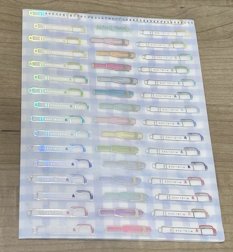 New Happie Scrappie Large Mildliner Sticker Folder