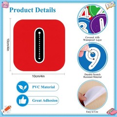 36 Pcs Line up Spots for Classroom Floor Educational Classroom Labels with Wr…