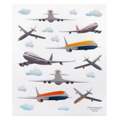 Transportation Airplane Travel Stickers – 2 Sheets