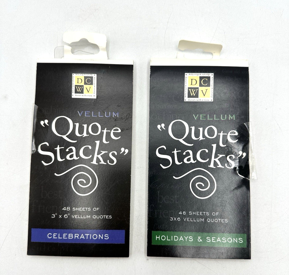 2 Pack Quote Stacks Sticker Book Celebrations & Holidays & Seasons