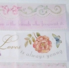 3pc Vellum Quotes 12″x2″ Non Adhesive Page Titles Embellishments Accents Lot#2