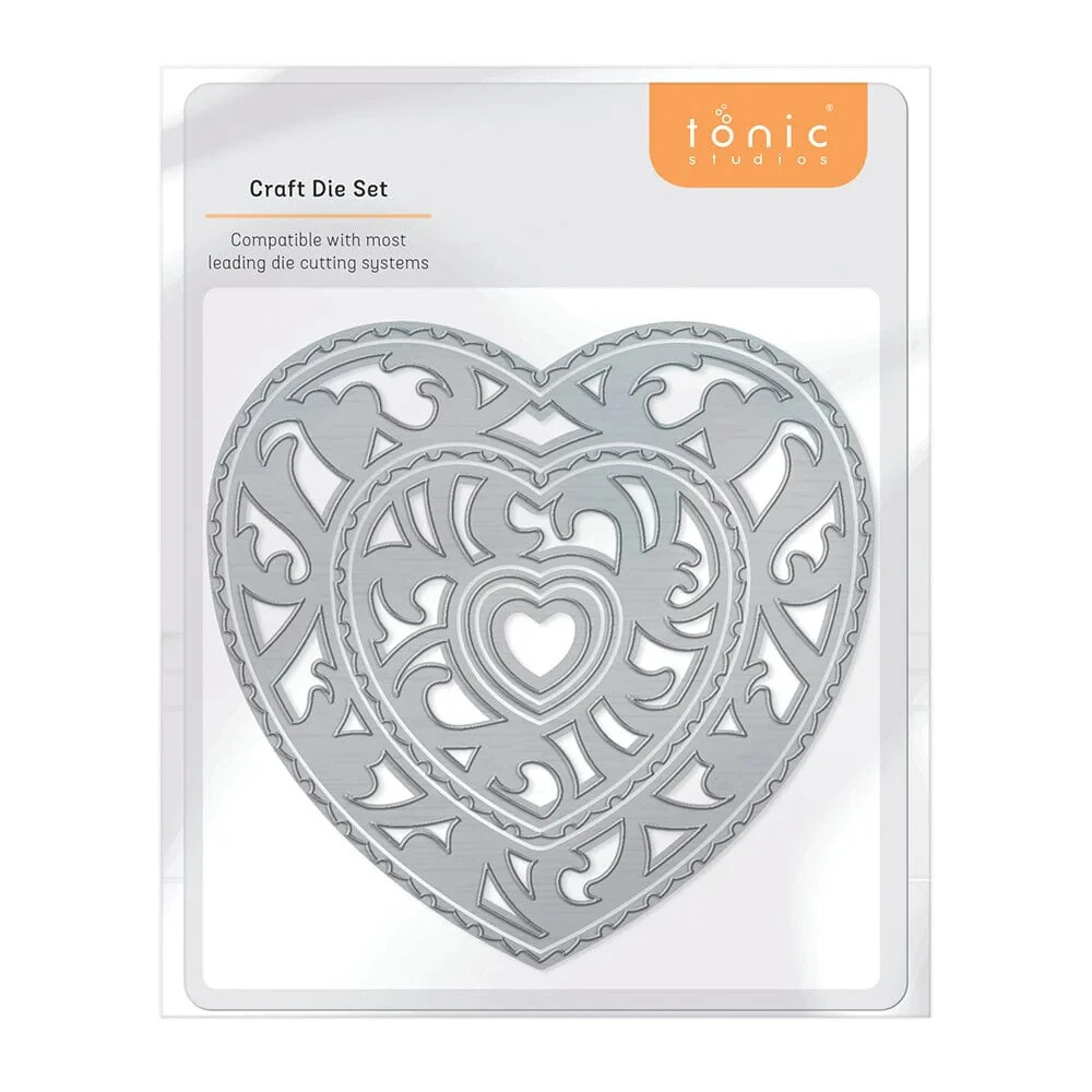 #4703 e – TONIC STUDIOS METAL CUTTING DIE – ROMANTIC LEAF DIE SET