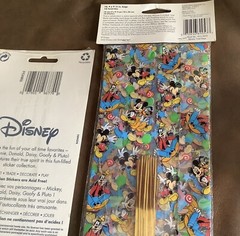 SANDYLION Stickers WILTON Treat Bags Disney Mickey Mouse And Friends NIP Lot 3