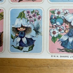 Vintage Victoria Plum Critters Smelly Scratch ‘n Sniff Stickers Very RARE Read