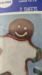 VTG Hallmark Acid Free Large Journal Stickers Christmas Lot of 4 Packages NEW