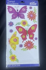 18 Sheets Of Mixed Everyday Stickers Sticko Jolee’s Nature Sports Phrases Pets