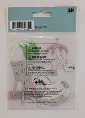 VERY RARE Jolee’s Toddler Toys High Chair Rocking Horse Scrapbooking Stickers