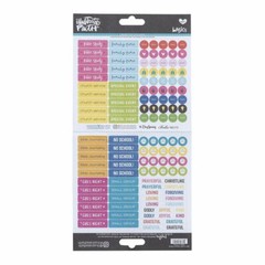 Day Planner To Do Stickers, Illustrated Faith Basics Planner 127 Pieces Elements