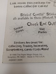 4 Pkgs VTG 1999 Paper Magic Group Angel Stickers Sticker Central Collector Cards