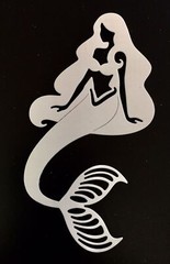 Die Cuts * Mermaid Dream * Five Sets * White Cardstock *