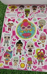 L.O.L. Surprise Colorful Sticker Book LOL Puffy 150 Stickers Glitter Foil Glossy