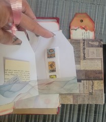 Handmade hard cover travel spring Junk Journal Matching & Ephemera
