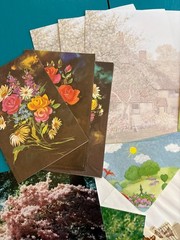 50+ Junk Journal Ephemera Lot Vintage Paper Destash Slides Cards Photos Kit
