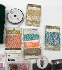 Large Mixed Scrapbooking Craft Supply Lot Fiskars Teresa Collins Pink Paislee