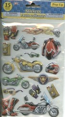 MOTORCYCLE RACING Bike Leather Jacket Gloves Helmet Boots Ride Speed Stickers