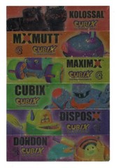 American Greeting Sticker CUBIX ROBOTS FOR EVERYONE 1 Sheet Scrapbooking SD6