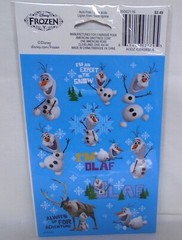 American Greetings Stickers Disney Frozen Anna Elsa Sven Olaf 6 Sheets 93 Pieces
