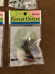 Eyelet Outlet Brads Lot of Kids Boys NEW 6 packs Card Making Scrapbooking Toys