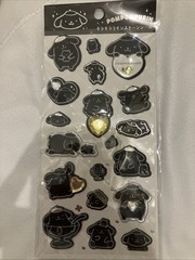 Brand New Sanrio Monotone Stone Purin Sticker Sheet