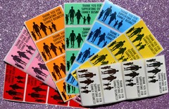 THANK YOU STICKERS 2.25″ ENVELOPE LABELS SEALS FAMILY SHOP SCRATCH RESISTANT