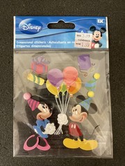 EK Success Jolee’s Boutique Disney Mickey Mouse Dimensional Birthday Stickers
