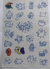 Color Me Sticker Sheets Y2K Lot of 6 Some Colored Some Missing – AS IS VTG