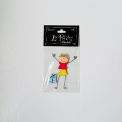 The Paper Studio La Petites Wooden Sticker Embellishments – Kids