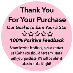 2” Stickers Thank You Purchase Ebay Seller Shipping labels for online sellers