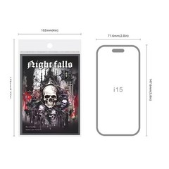20pc Night Falls PET Stickers Pack Witch Gothic Horror Magic Journal Scrapbook