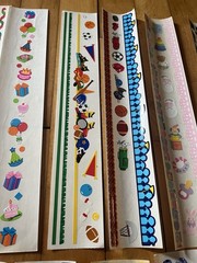 **RARE** SCRAPBOOK BORDER LOT Sandylion Stickers – 1990s, Vtg