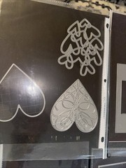 Thin Die Cut Lot For Paper crafting + More Hexagons Hearts Frames Borders