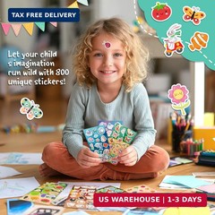 800 Stickers for Kids, Cute Stickers for Kids Classroom, Including Dinosaur,Anim