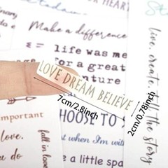 48 Sheets Inspirational Quotes Planner Stickers Small Talk for Journaling
