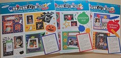 Vintage Frances Meyer Inc Memories Scrapbooking Kit Halloween XMas School