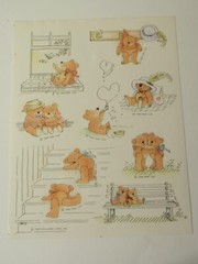Lot 8 Vtg 1989 Hallmark Sticker Sheets: Dinosuar, Noah’s Arc, Monkeys, Castle