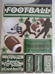 Reminisce Signature Series «FOOTBALL» Dimensional Stickers