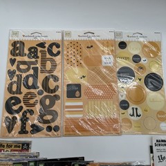Scrapbooking Stickers & Chipboard Lot Halloween Pirate Theme New Bundle