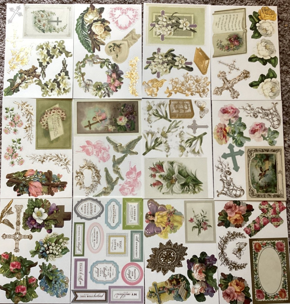 Anna Griffin Faithful Diecut Set 12 Sheets