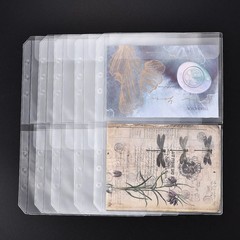 A5 Die Sticker Storage Book Binder Transparent Folders Bag DIY Photocard Stamp